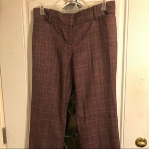 Plum/Purple Wide-Leg Trousers